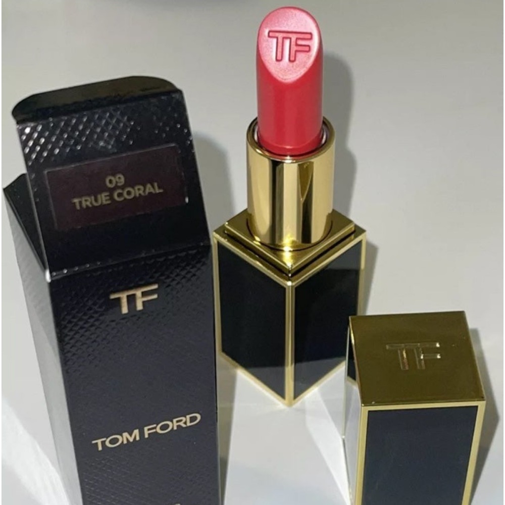 Tom Ford Lip Color Lipstick - 09 True Coral FULL SIZE (.1oz/3g)